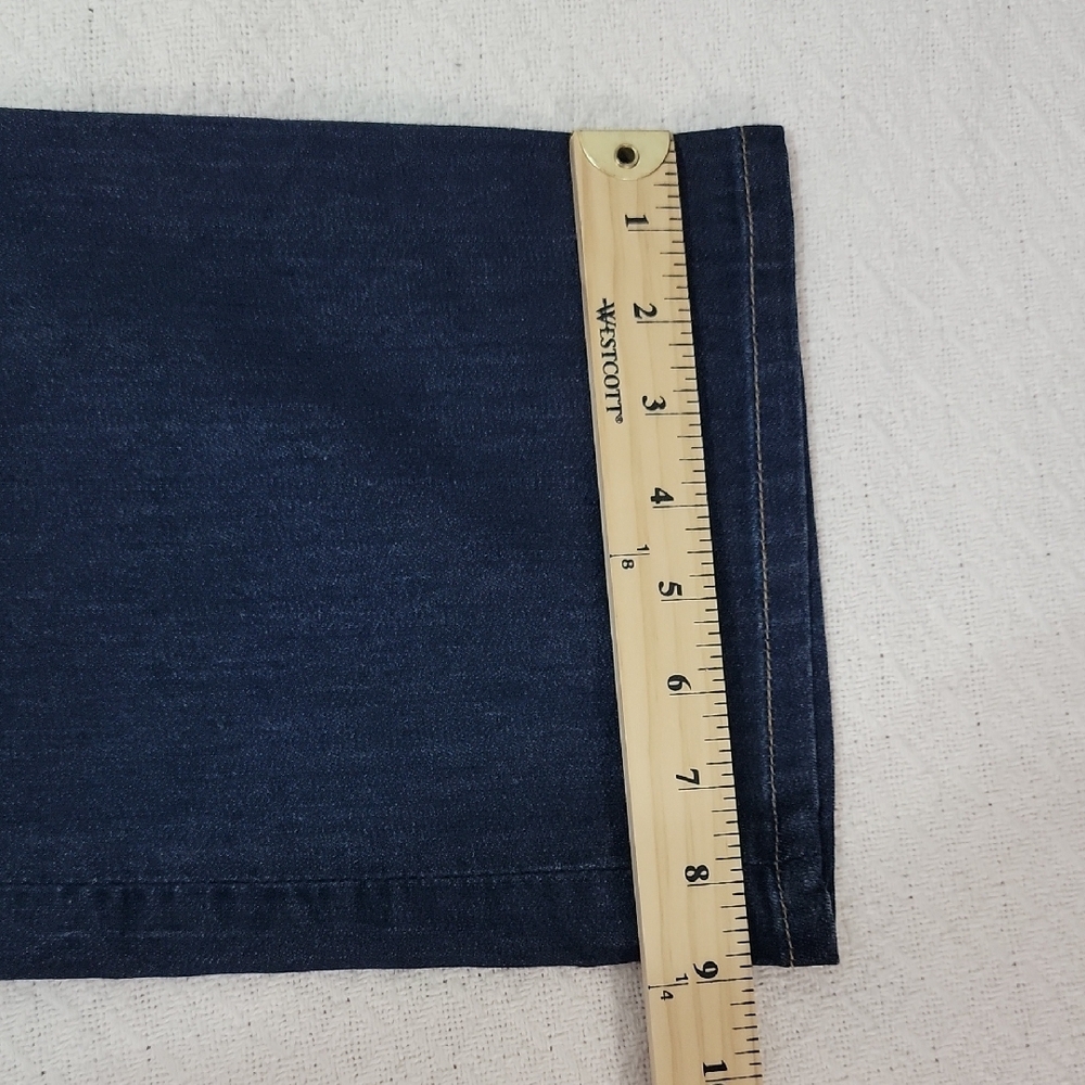 David Kahn Dark Indigo  Boot Cut Jeans Size 8 - Picture 7 of 8